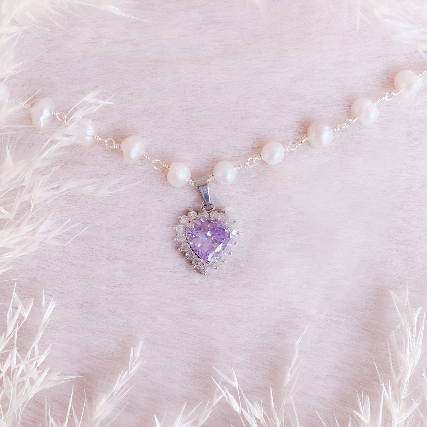 Treasure Heart Pearl Choker