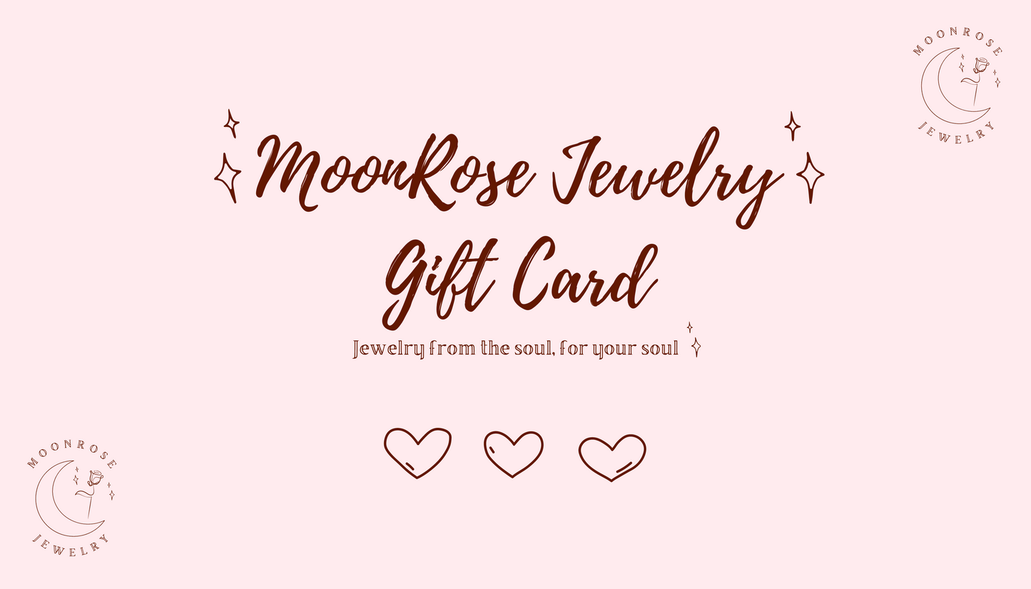 MoonRose Jewelry Gift Card 🌙🌹✨