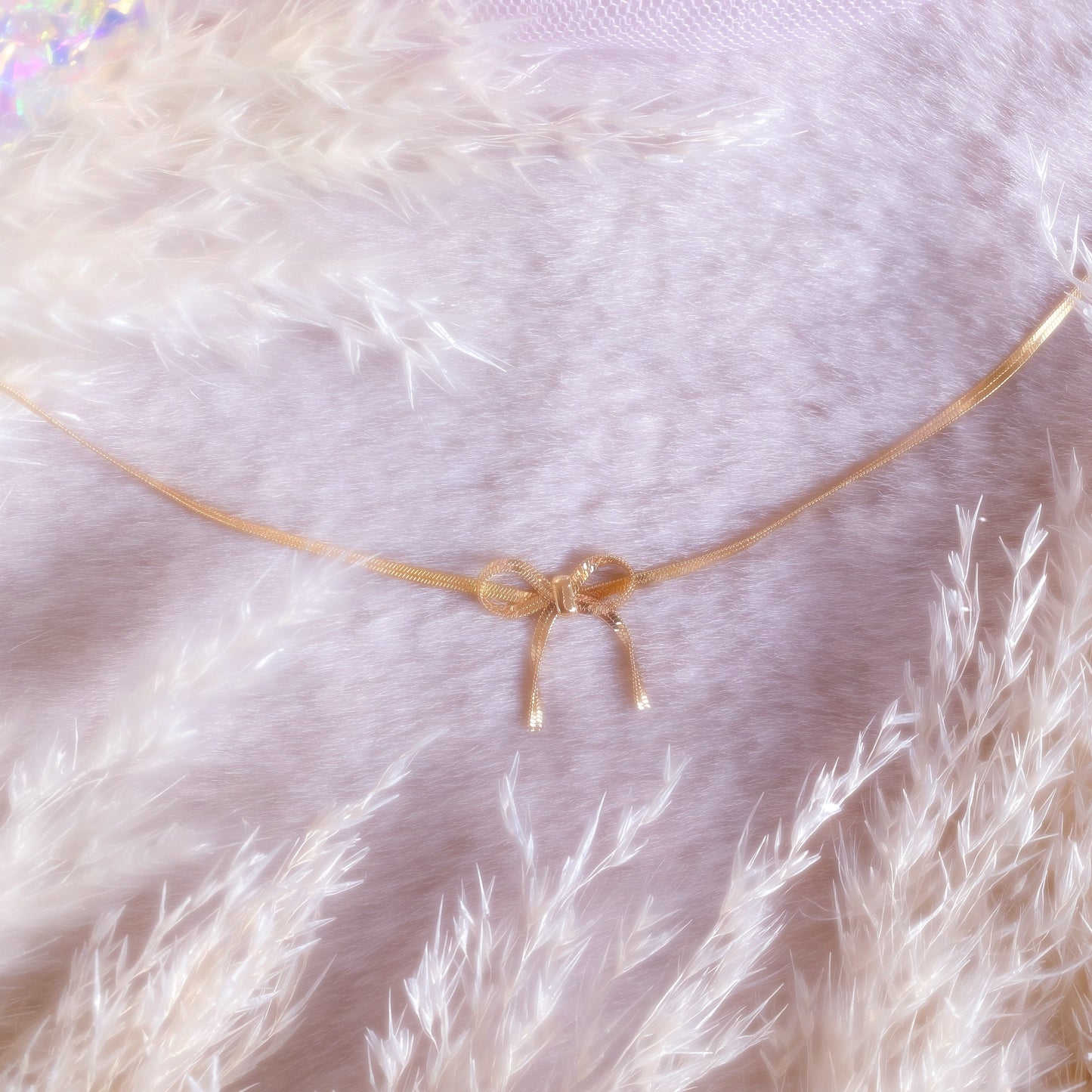 Dainty Bow Choker