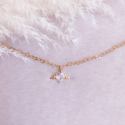 Winged Love Necklace