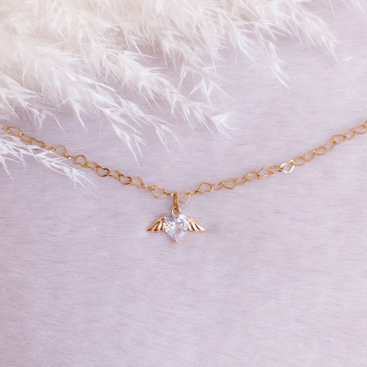 Winged Love Necklace