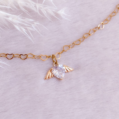 Winged Love Necklace