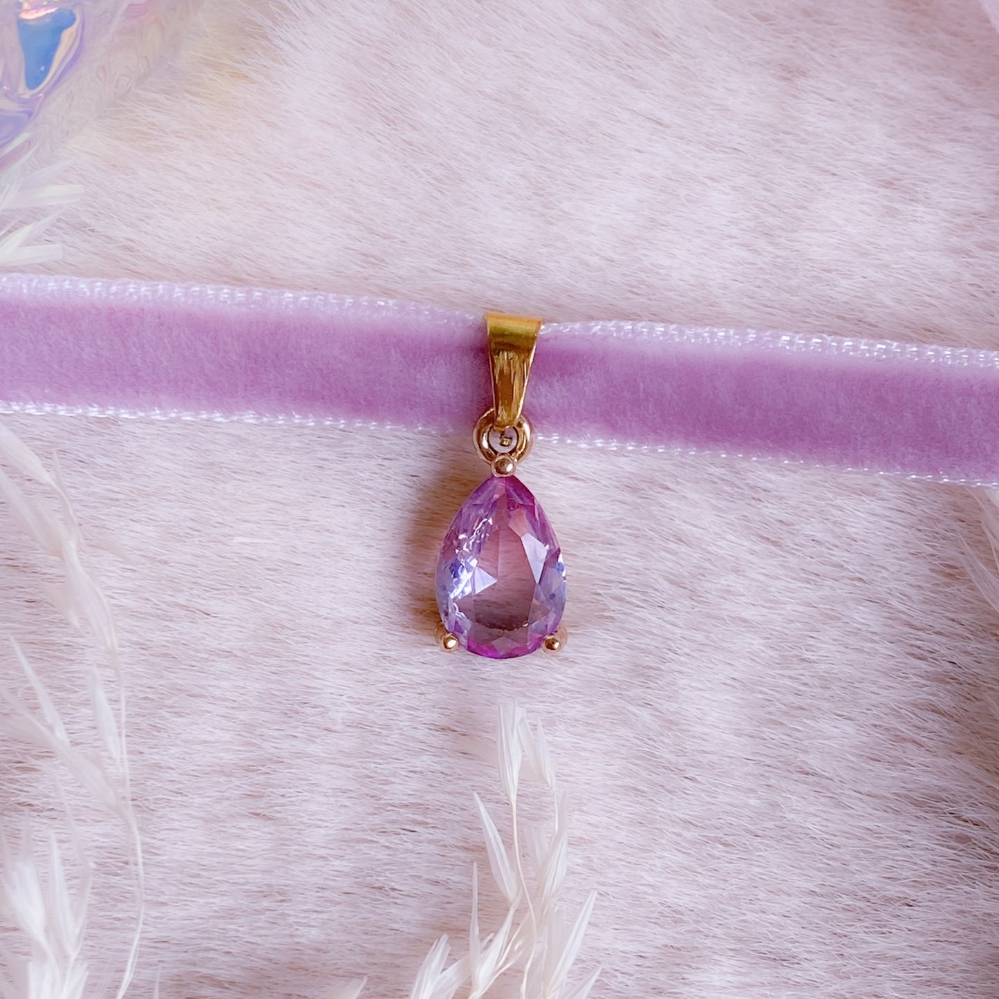 Precious Velvet Mid Drop Choker