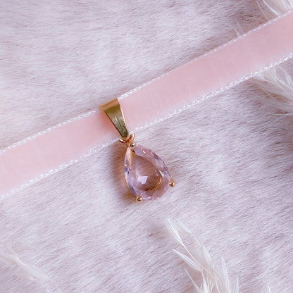 Precious Velvet Mid Drop Choker