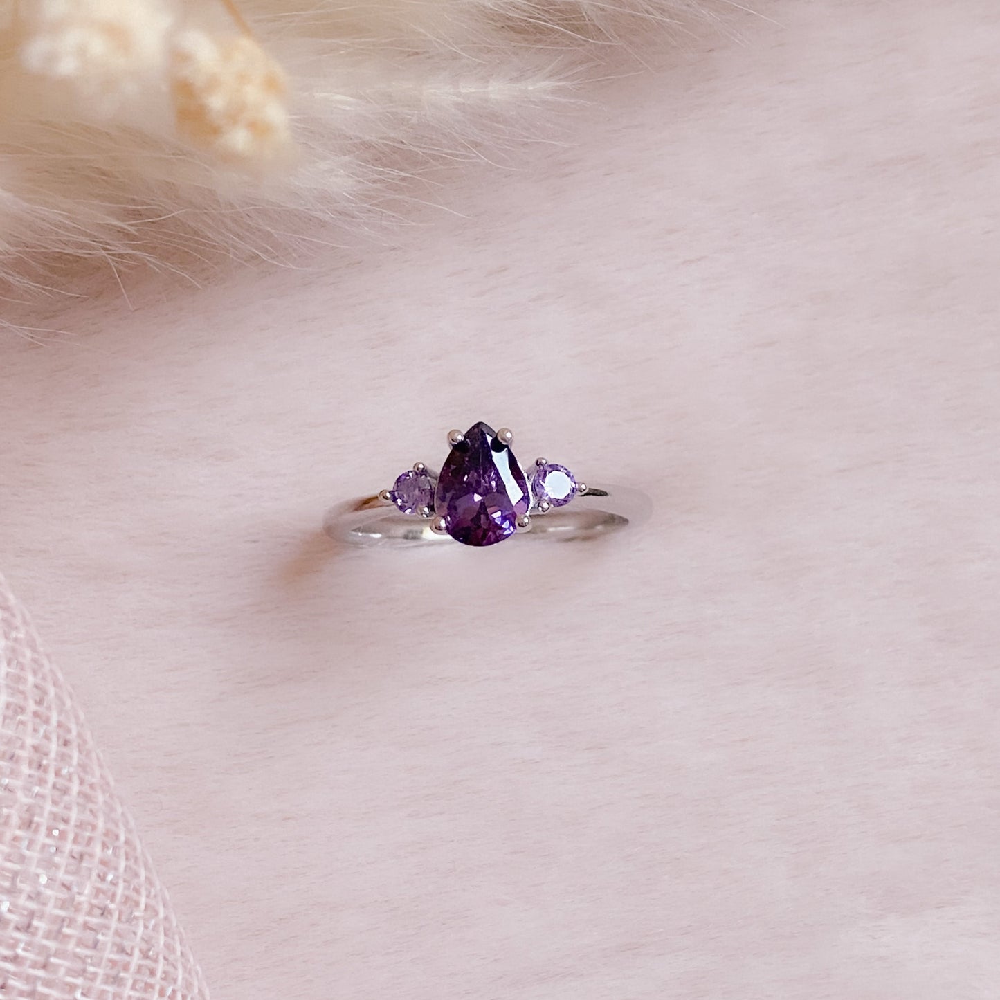 Precious Teardrop Ring