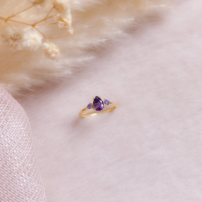 Precious Teardrop Ring