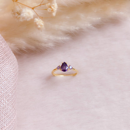 Precious Teardrop Ring