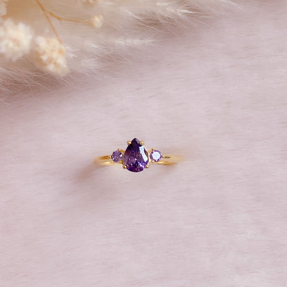 Precious Teardrop Ring