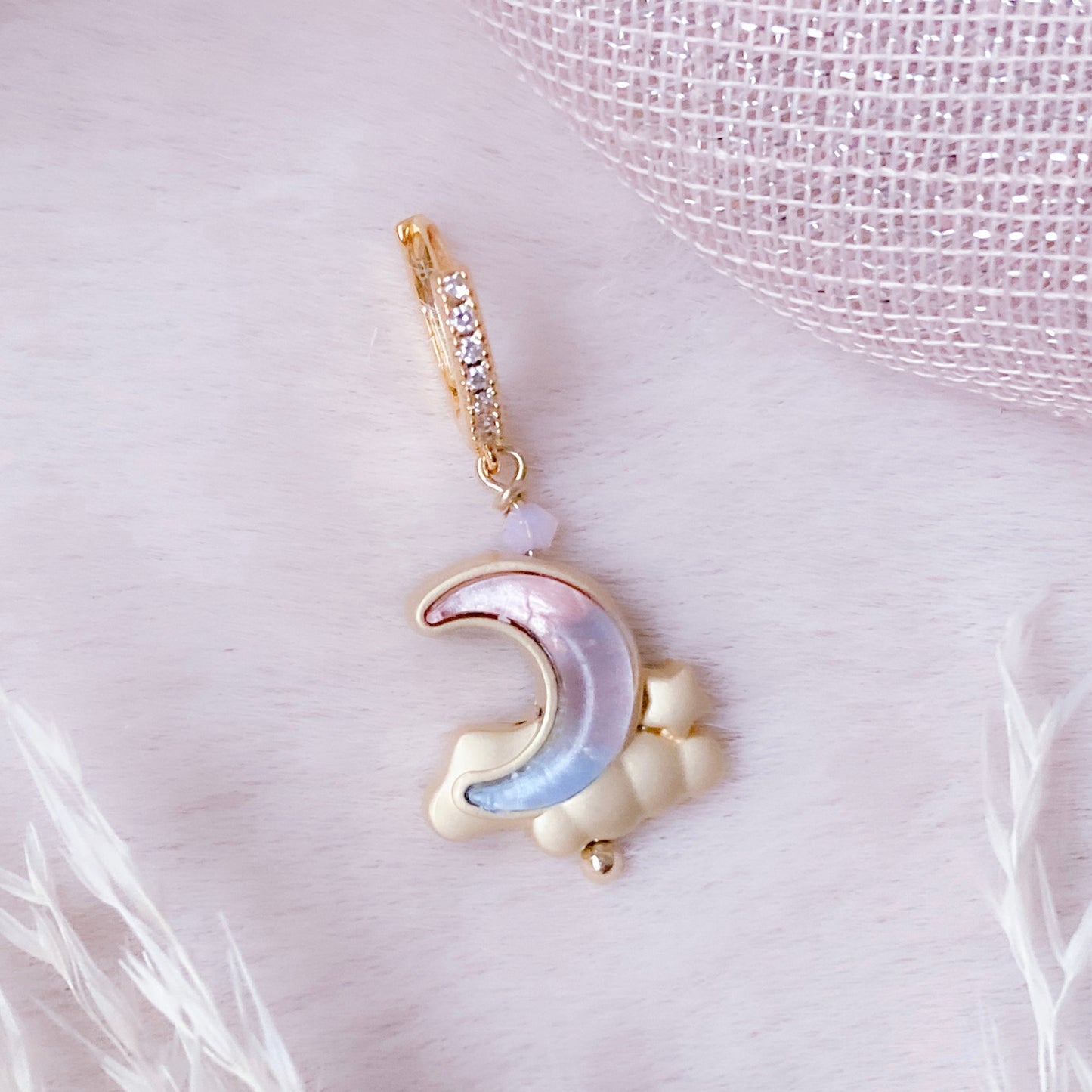 Dreamy Pastel Moon Hoop