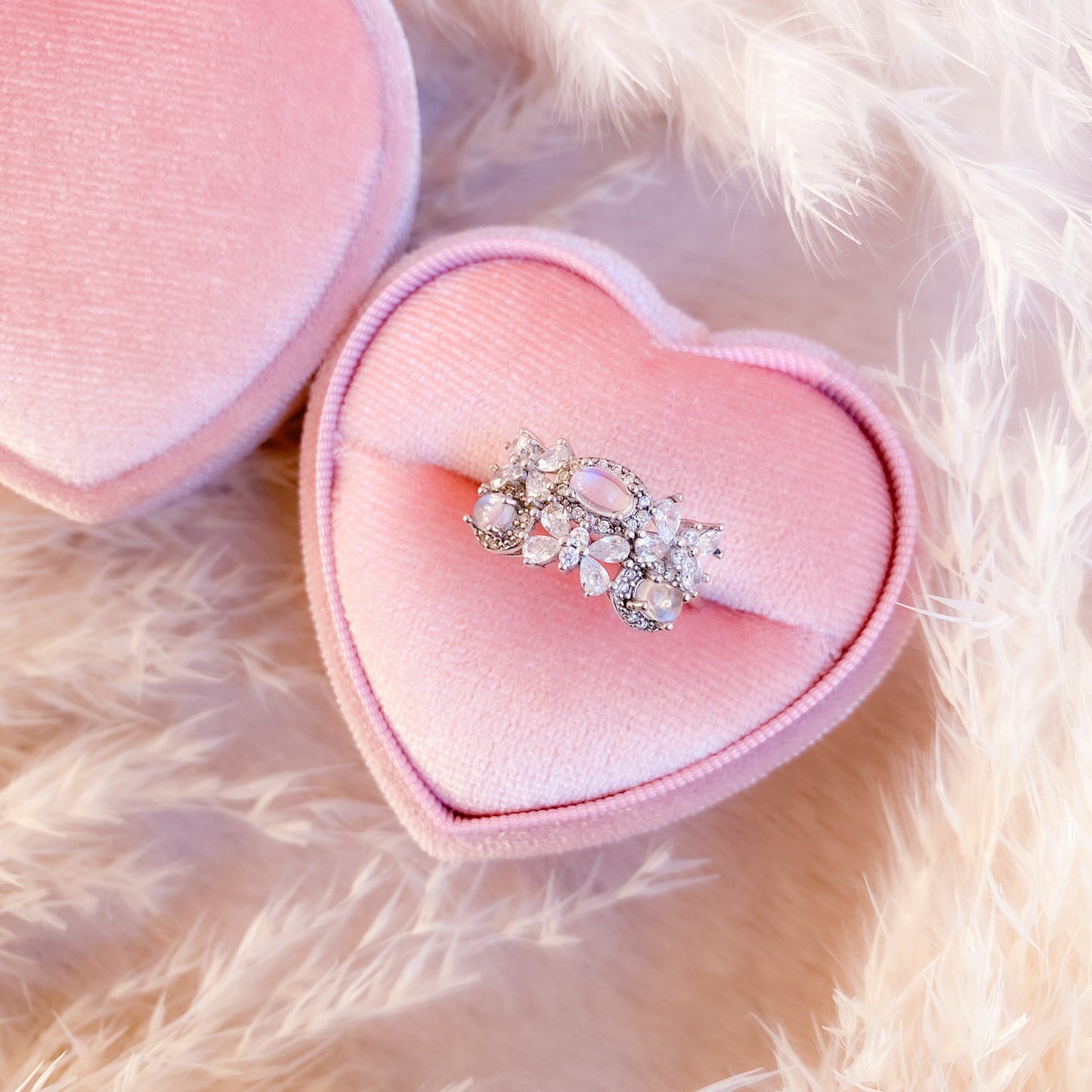 Ethereal Flower Bouquet Ring