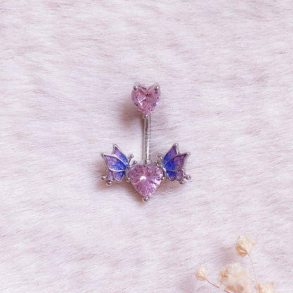 Fairy Wings Belly Button Bar