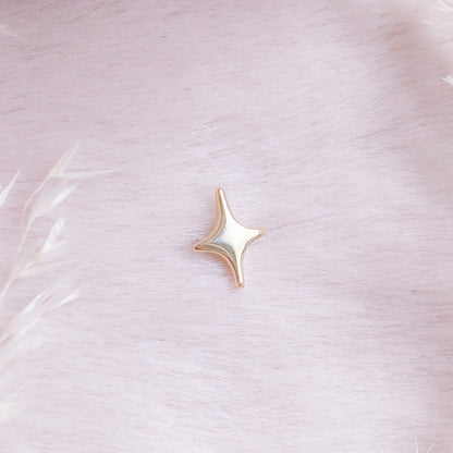 Mid Sparkle Stud Earring