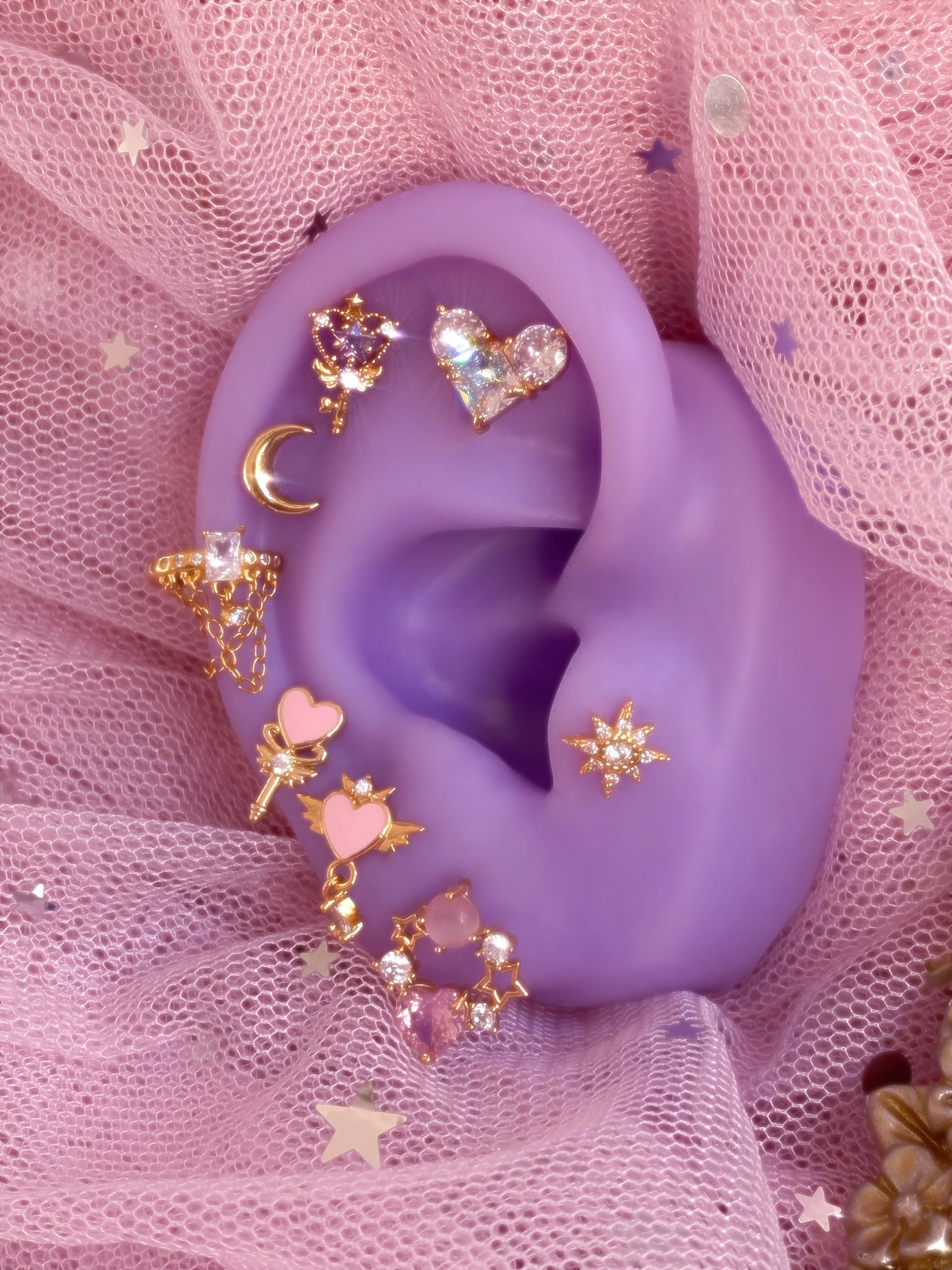 Magic Scepter Stud Earring