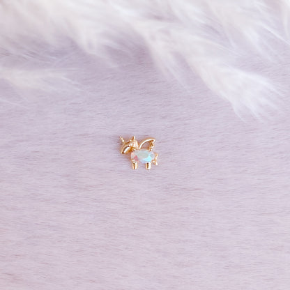 Tiny Unicorn Stud Earring