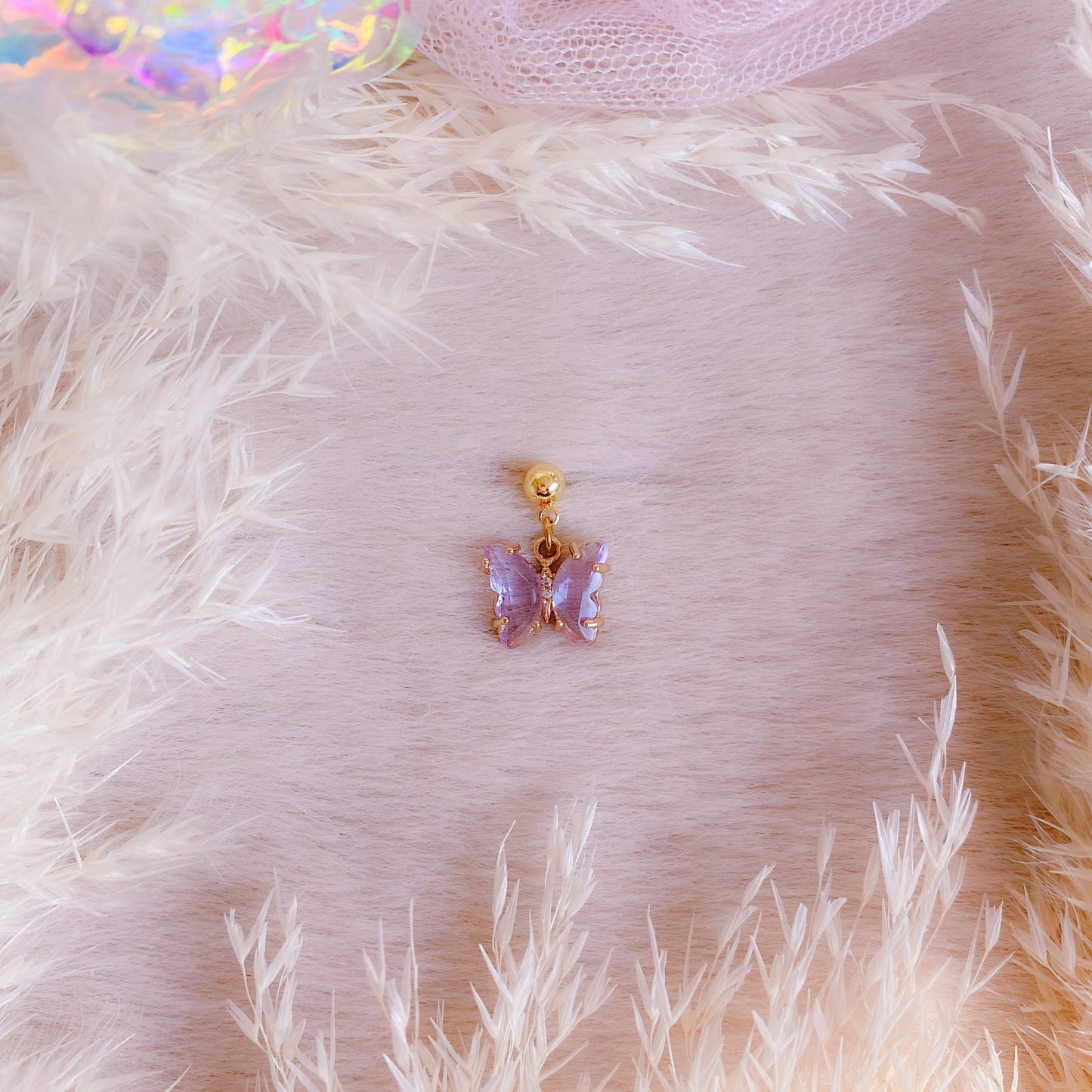 Tiny Butterfly Ear Pin