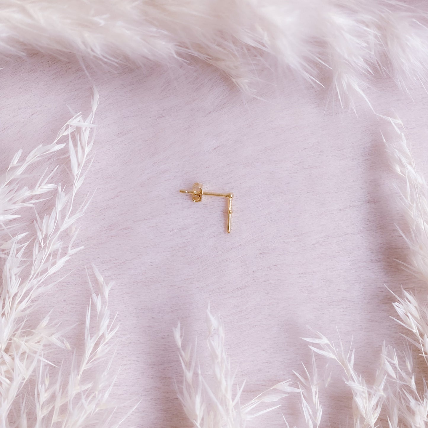 Tiny Dagger Stud Earring