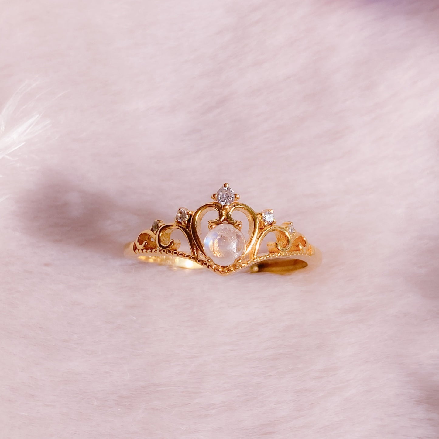 Ethereal Moon Princess Ring