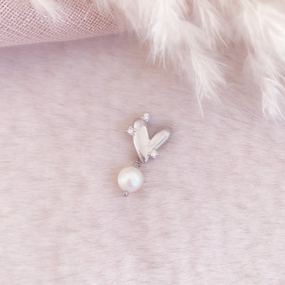 Shiny Love Pearl Earring