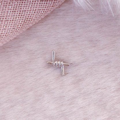 Barbed Wire Stud Earring