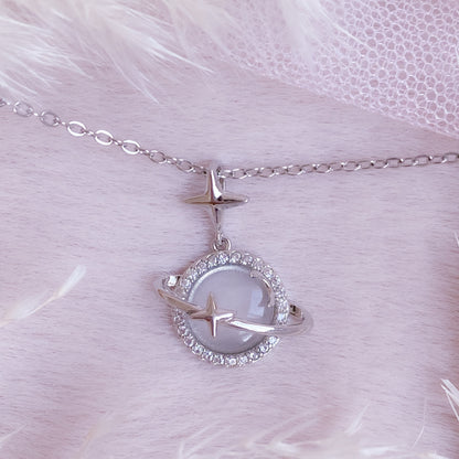 Sparkly Planet Necklace