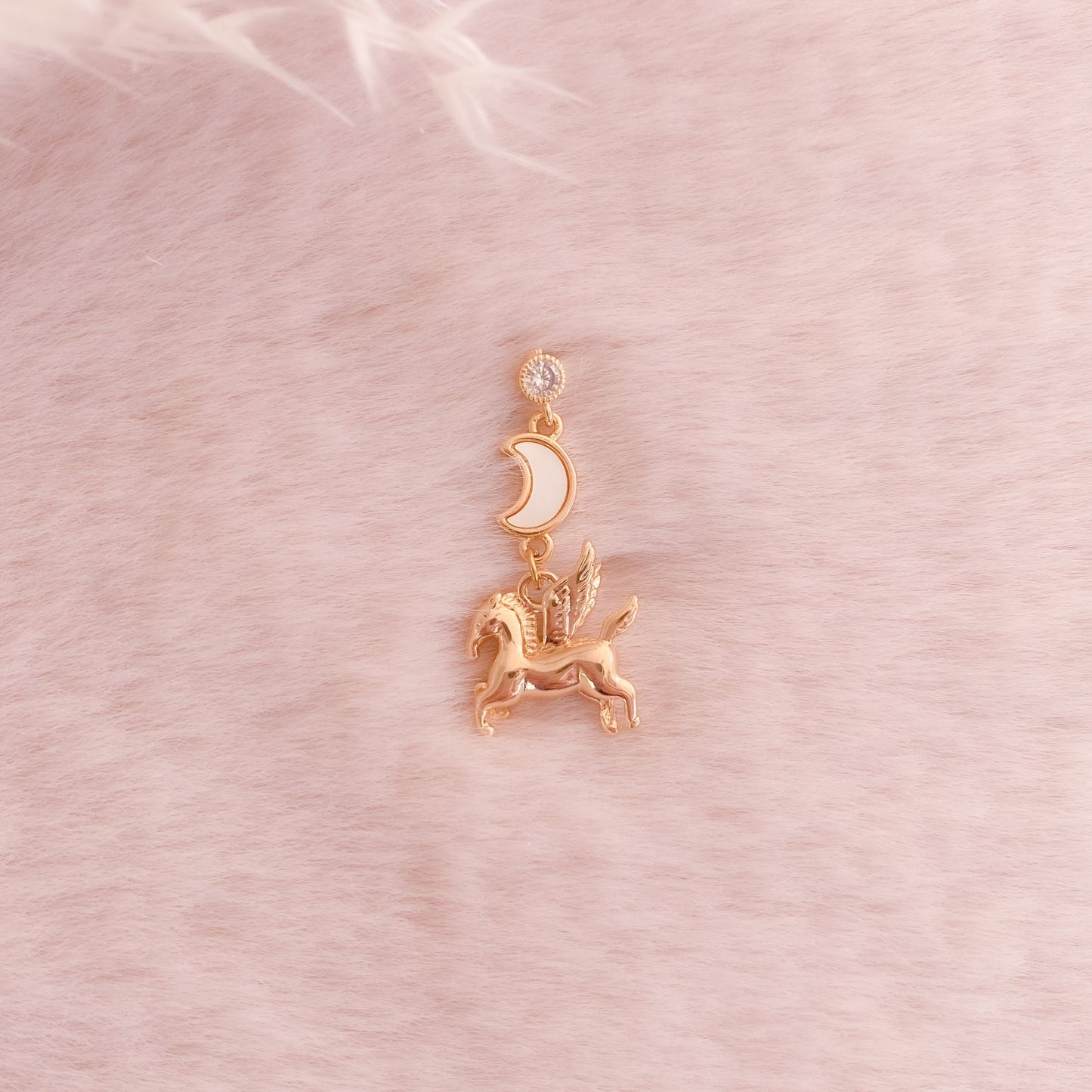 Moon Pegasus Earring