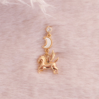 Moon Pegasus Earring