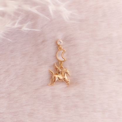 Moon Pegasus Earring