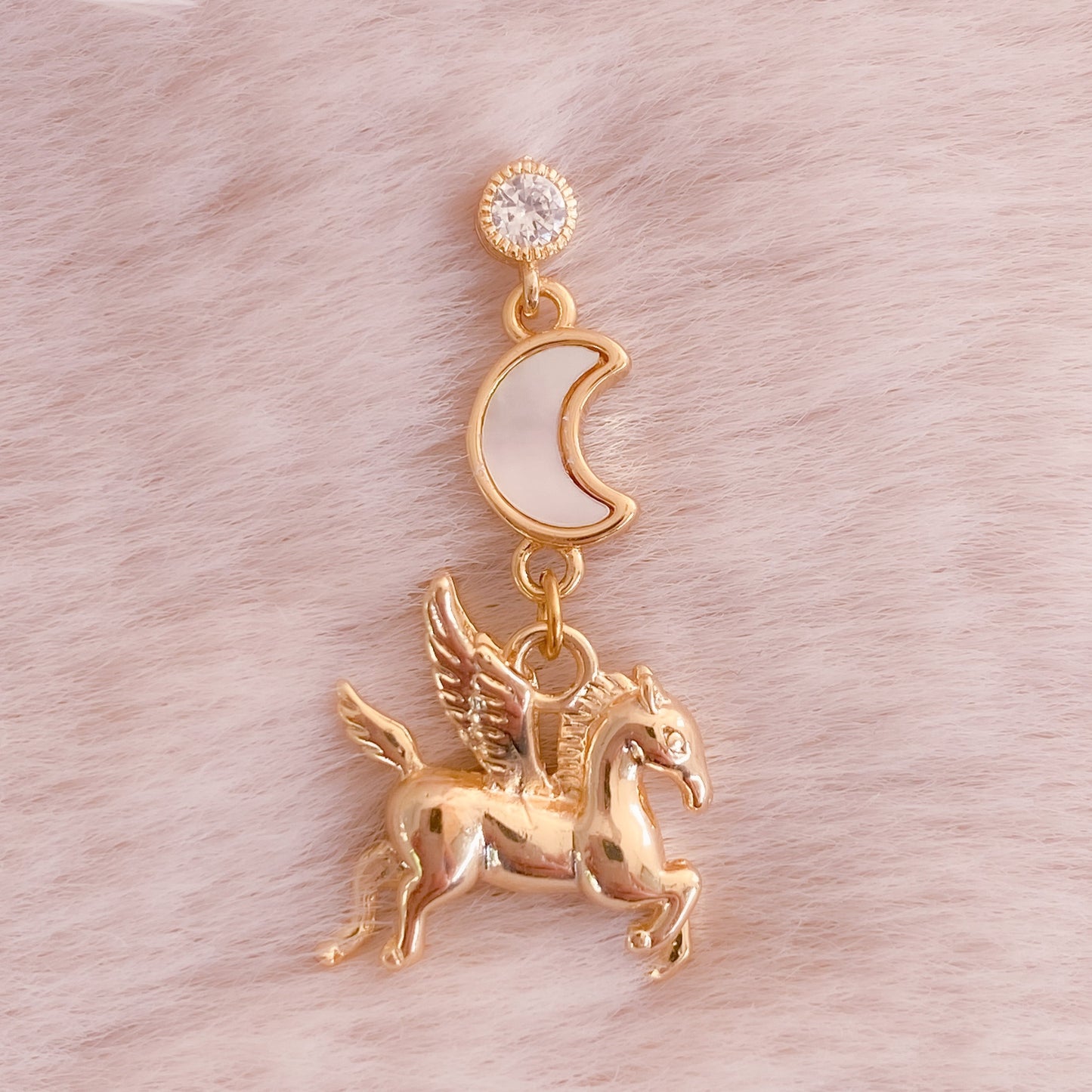 Moon Pegasus Earring