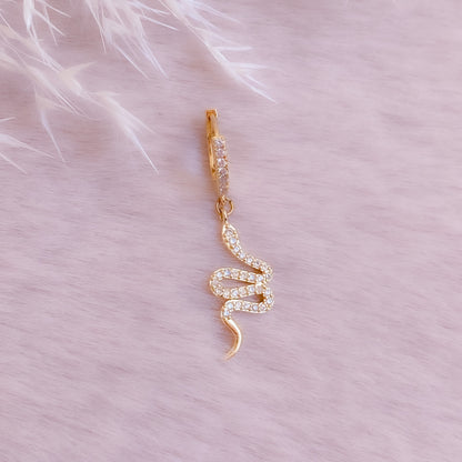 Sparkly Snake Hoop