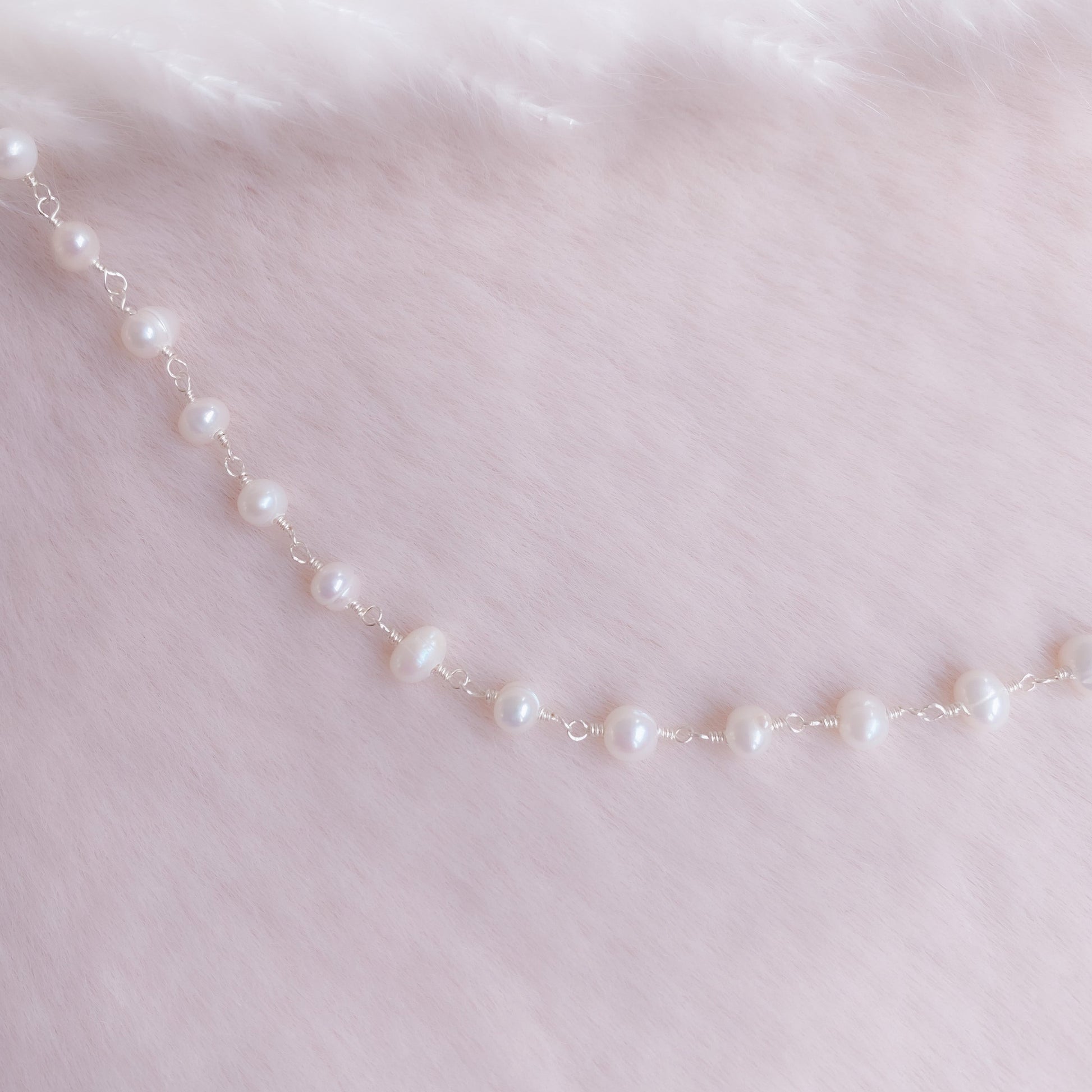 Pure hot sale pearl necklace