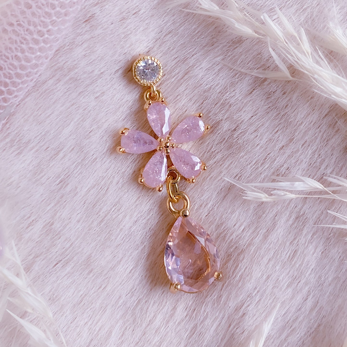 Spring Sakura Drop Earring