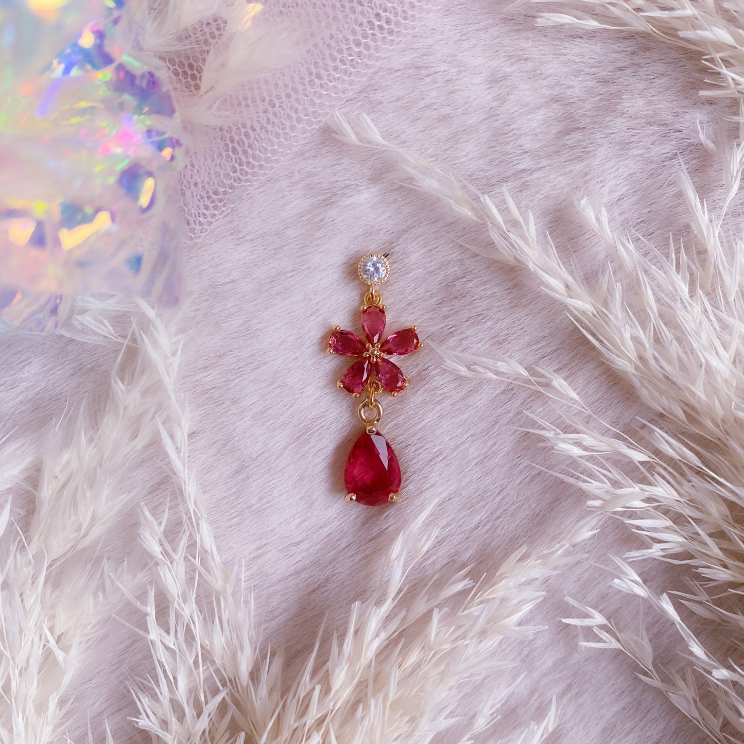 Spring Sakura Drop Earring