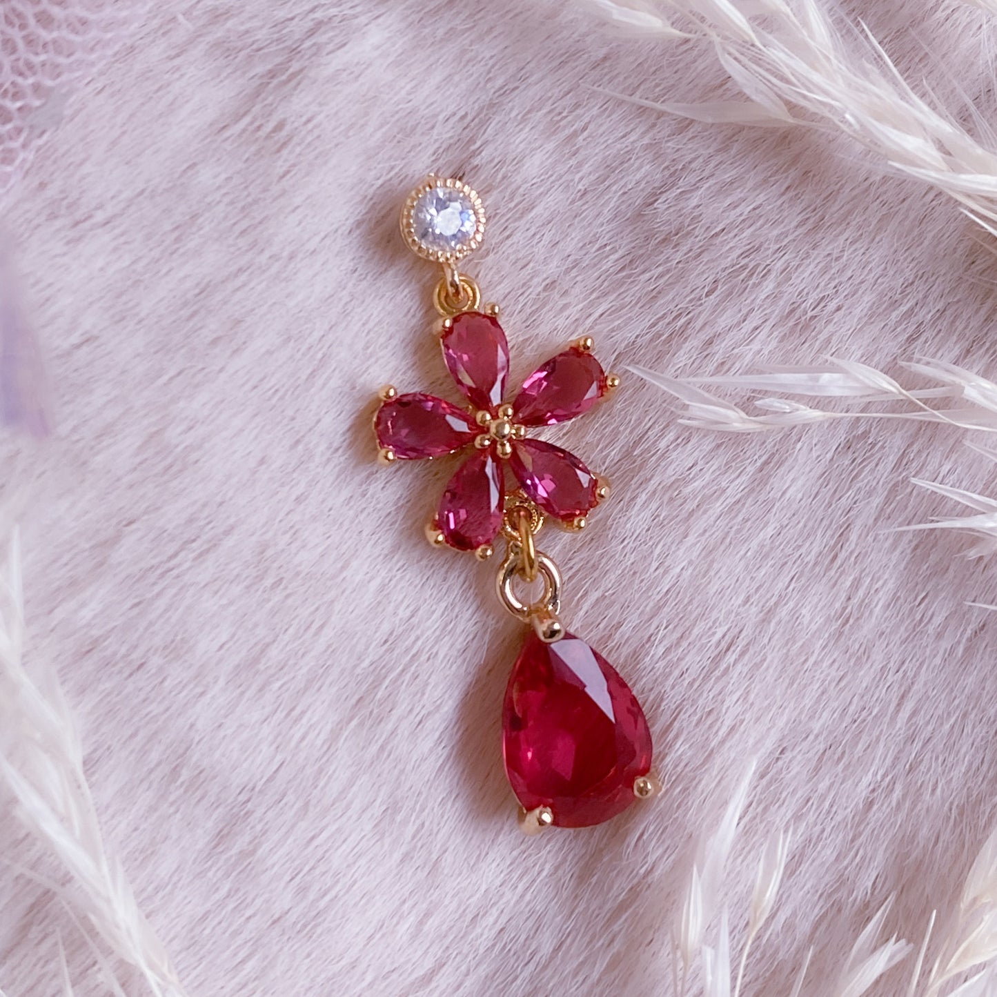 Spring Sakura Drop Earring