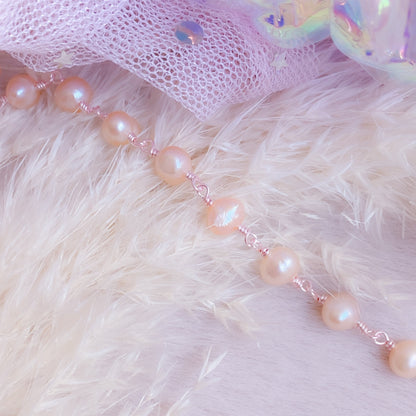 Moon Scepter Pearl Choker