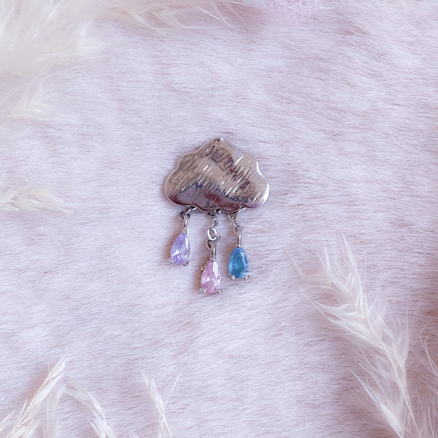 Happy Rain Cloud Earring