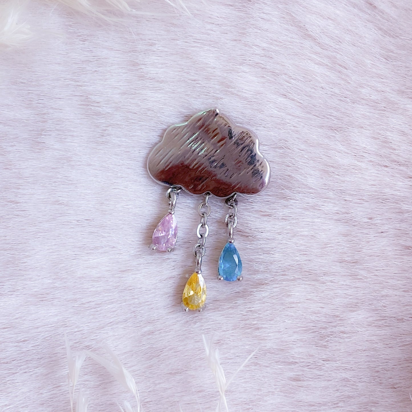 Happy Rain Cloud Earring