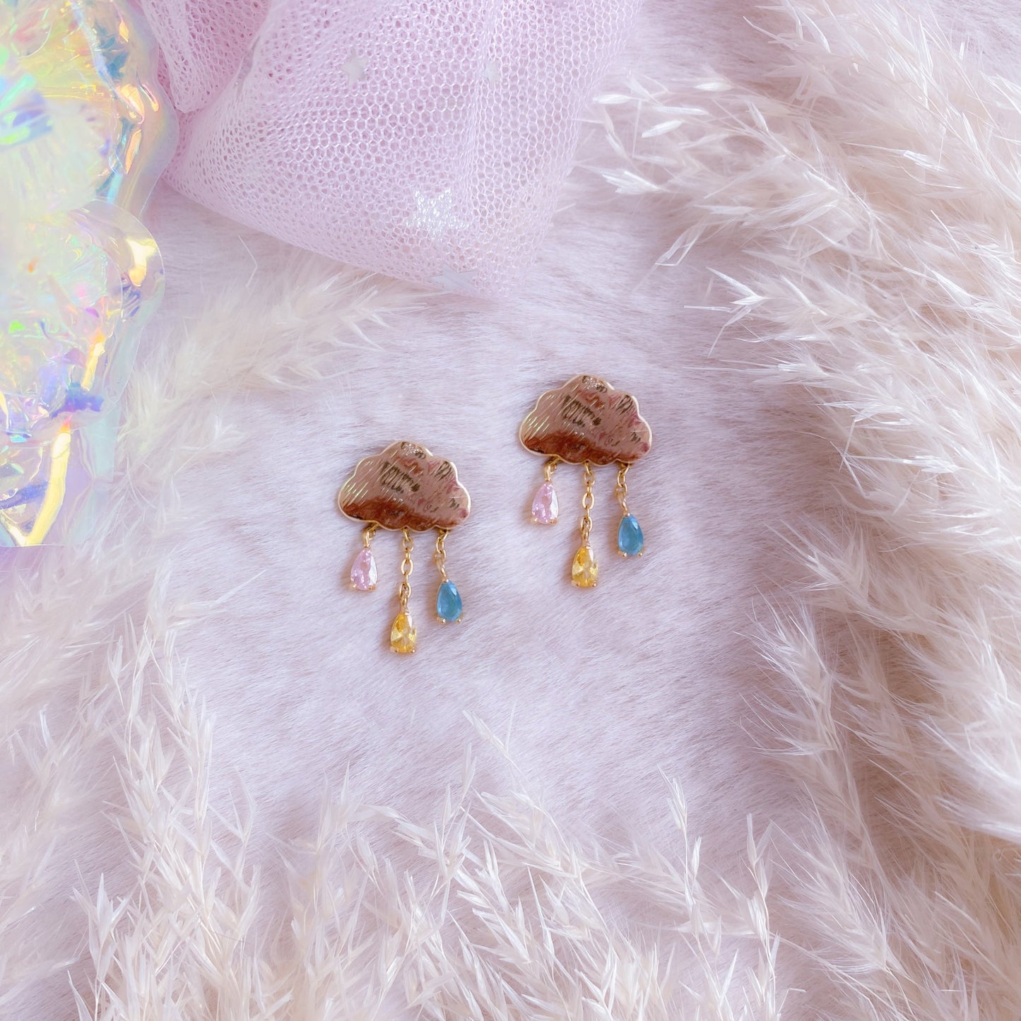 Happy Rain Cloud Earring