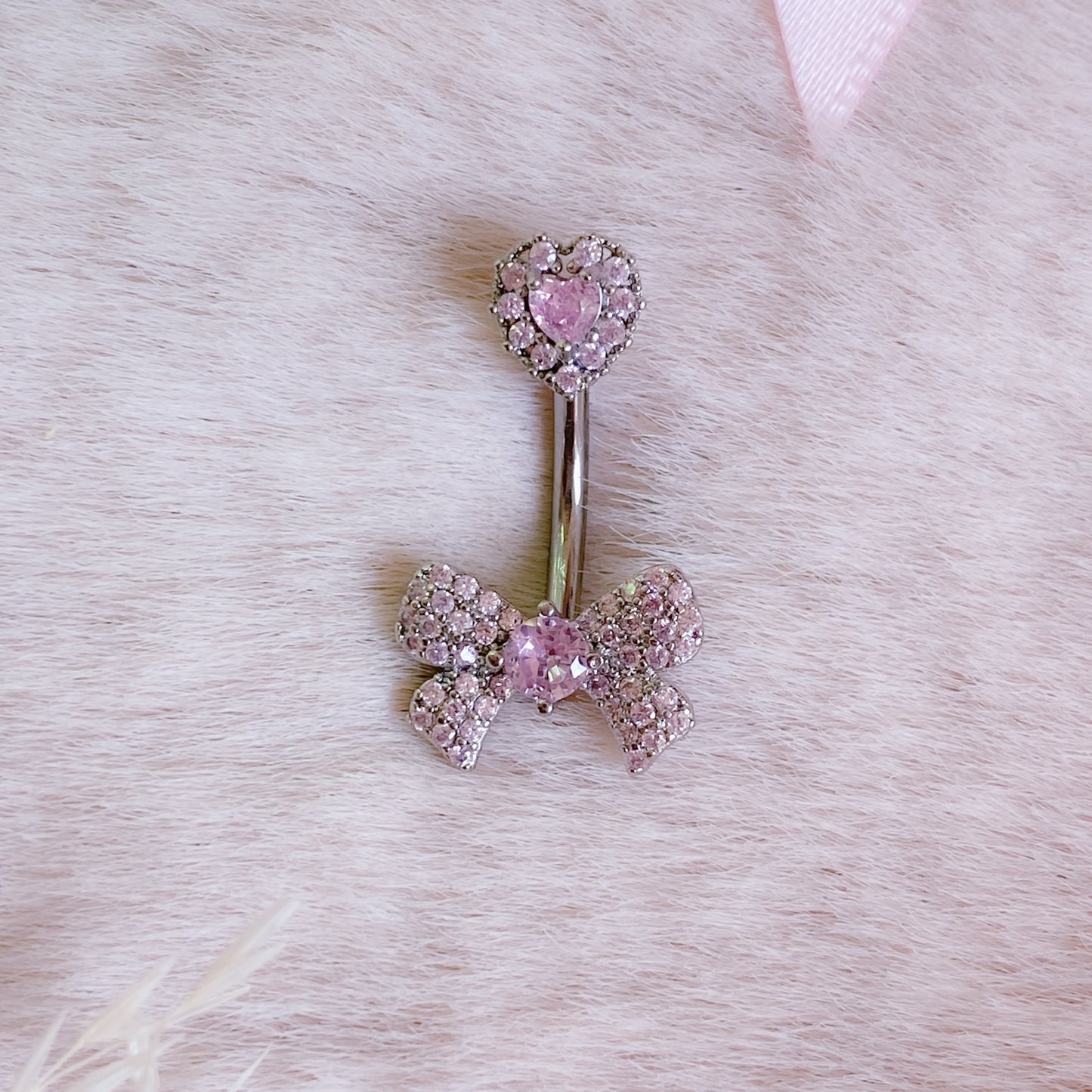 Pretty Bow Belly Button Bar