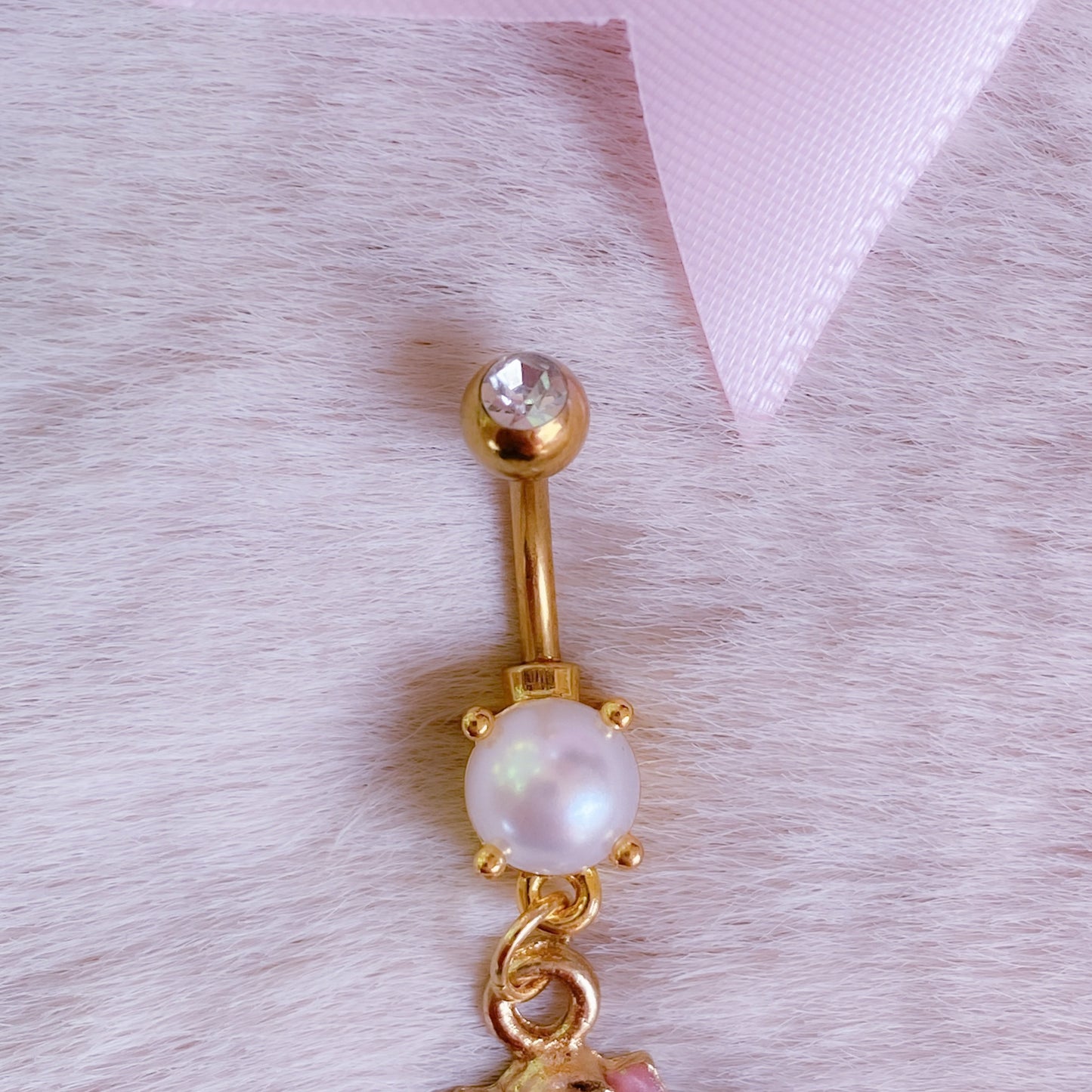 Sparkly Seashell Belly Button Bar