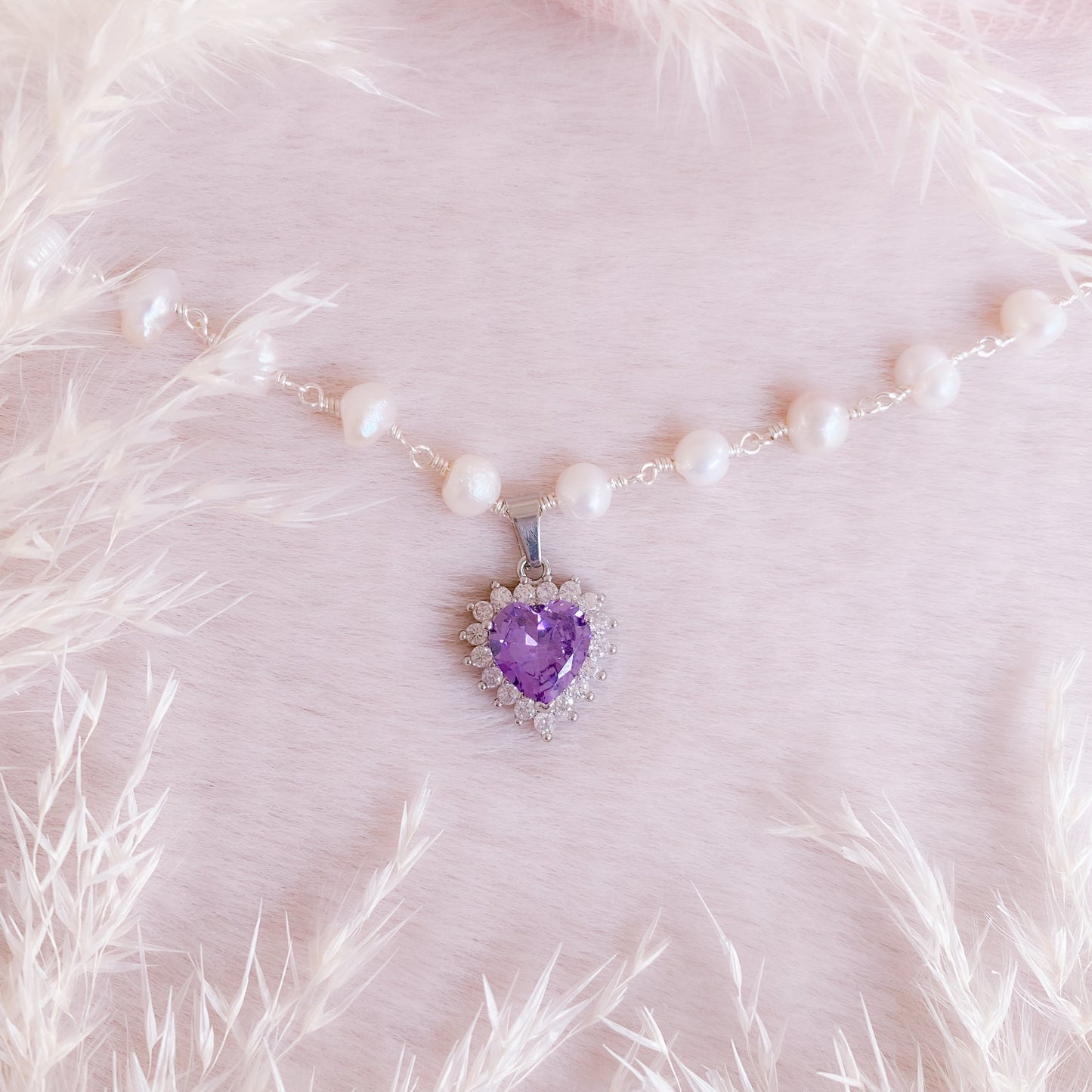 Treasure Heart Pearl Choker