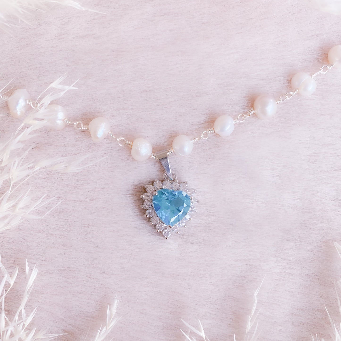 Treasure Heart Pearl Choker