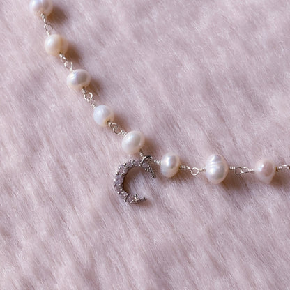 Moonlight Pearl Choker