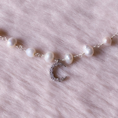 Moonlight Pearl Choker