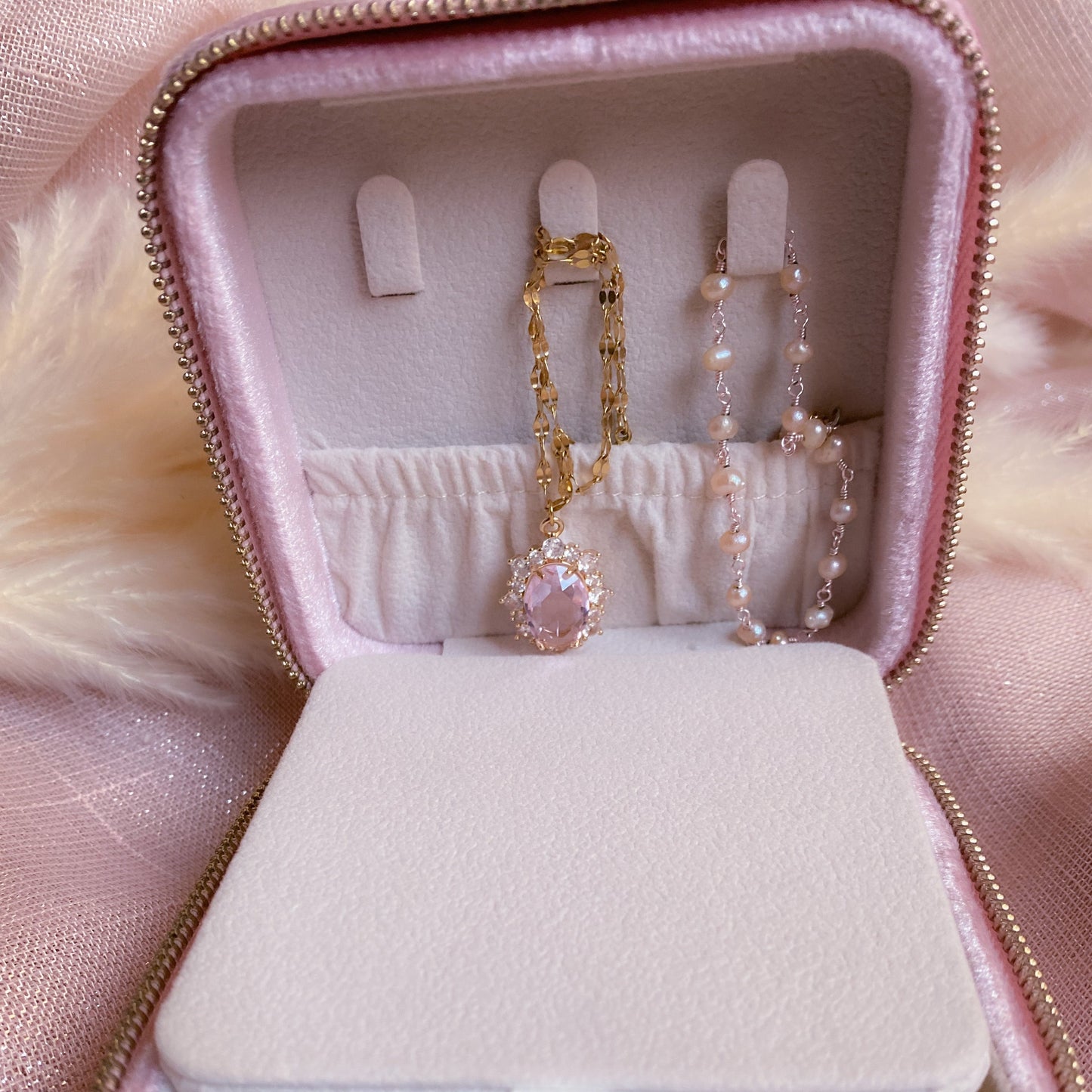 Luxurious Velvet Jewelry Case