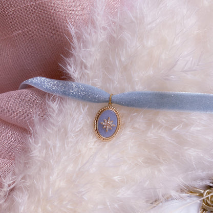 Sparkly Velvet Polaris Choker