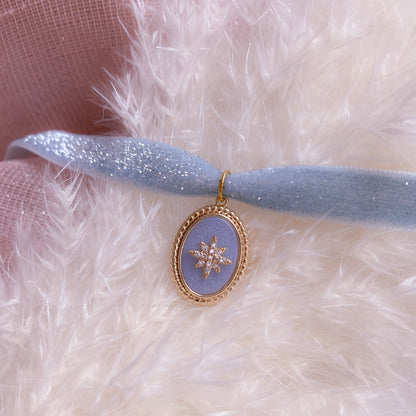 Sparkly Velvet Polaris Choker