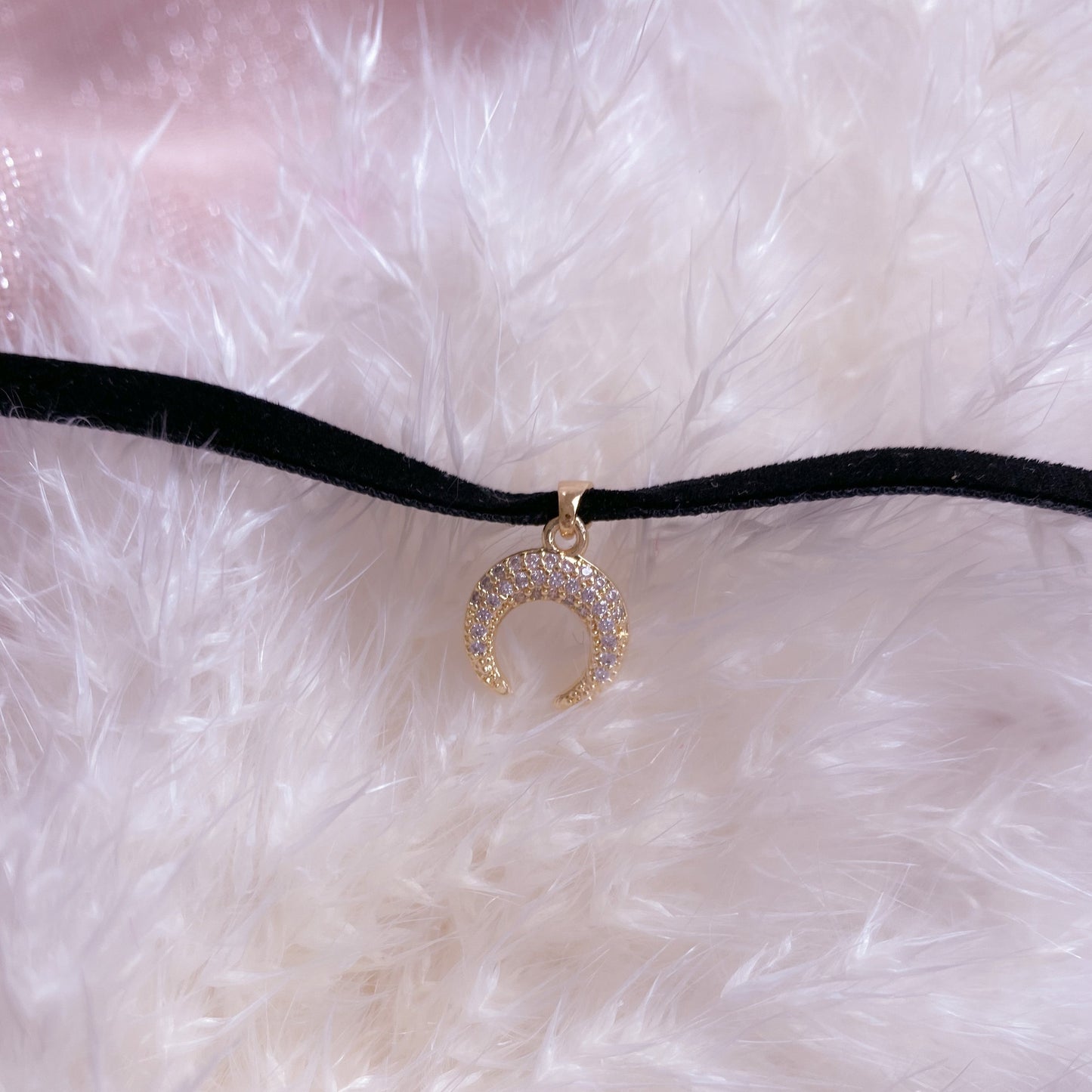 Precious Velvet Dark Moon Choker