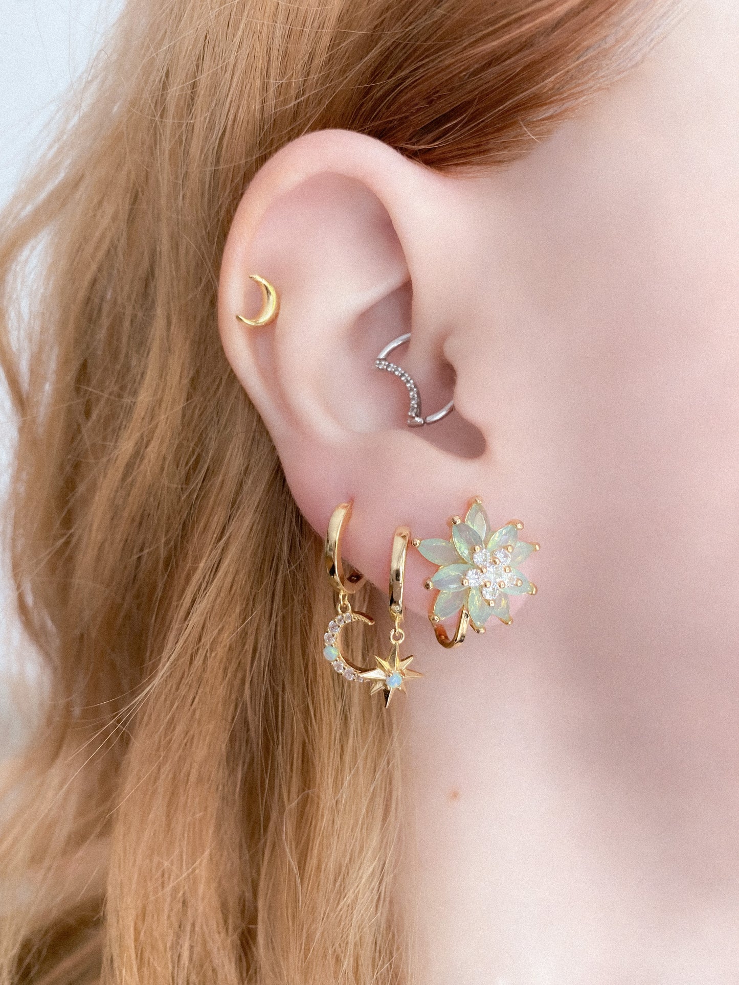 Cute Blossom Clip-On Earring