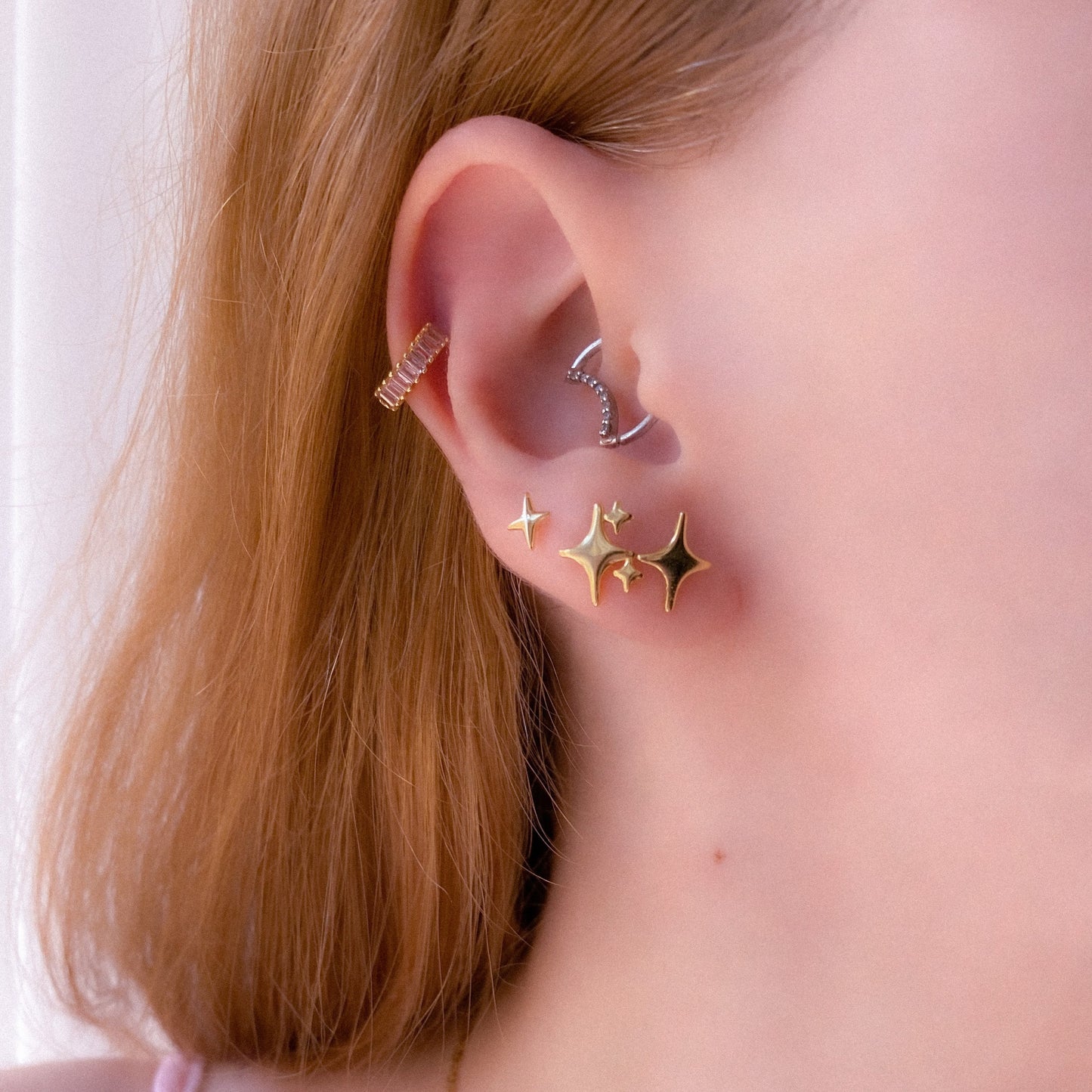 Mid Sparkle Stud Earring