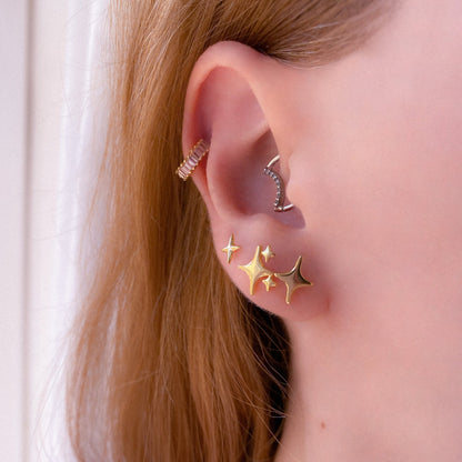 Tiny Sparkle Stud Earring